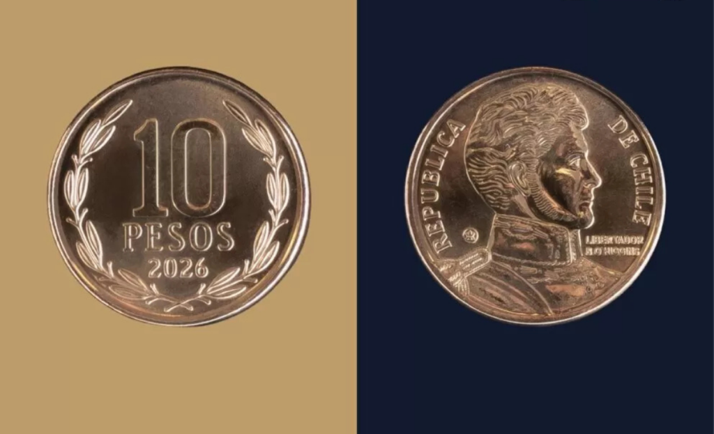 Banco Central renovó monedas de $10 y $50