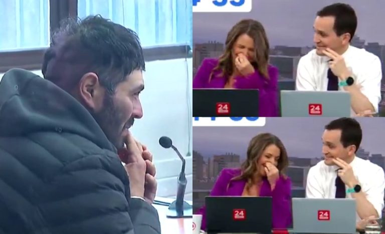 Monserrat Álvarez y Andrés Vial sufrieron ataque de risa en vivo por insólito nombre de delincuente