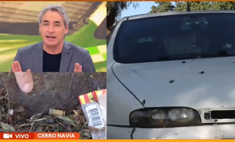 Auto baleado en Cerro Navia: Repenning reveló llamativo antecedente sobre su propietario