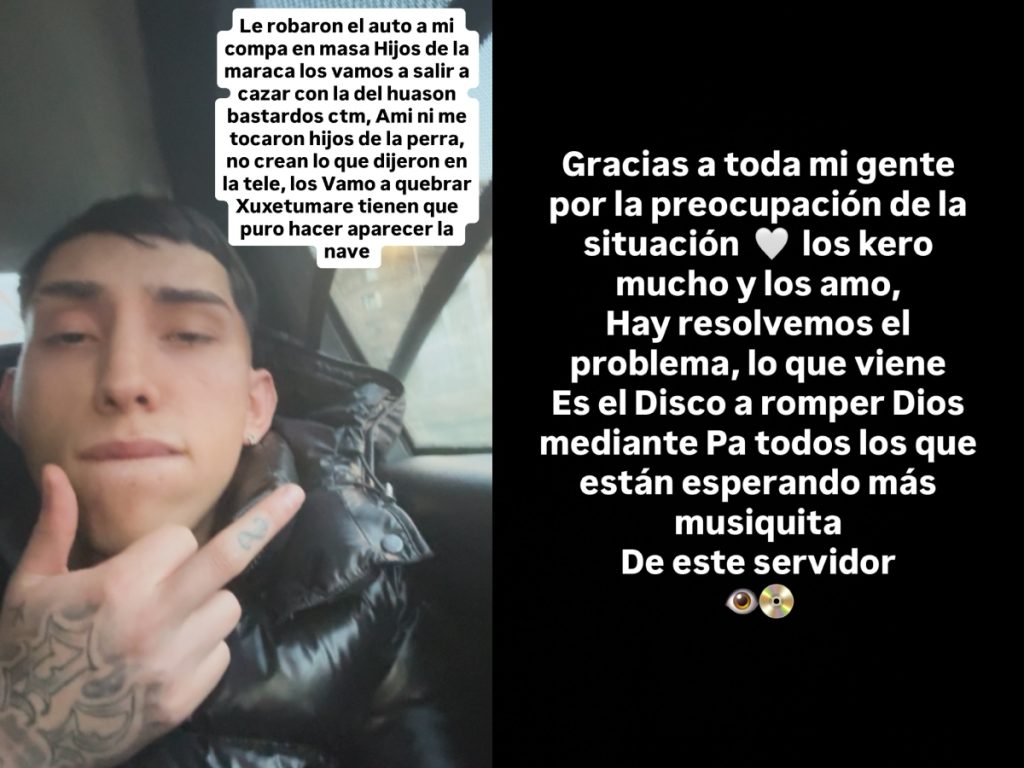 Standly víctima de robo con amigos