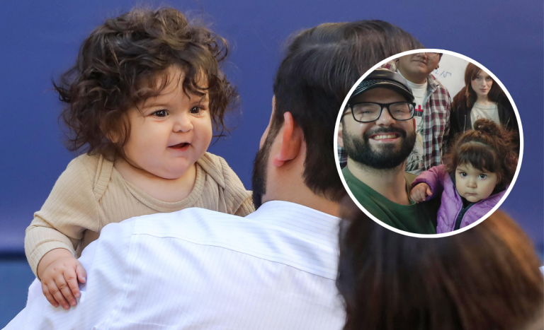 Gabriel Boric dedicó emotiva carta a su hija: así de grande está Violeta tras cumplir un año