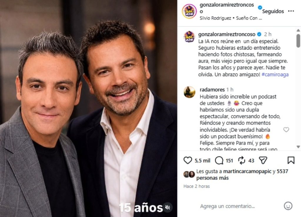 Gonzalo Ramírez recuerda a Felipe Camiroaga a 15 años de Juan Fernández