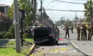 Persecución por robo a camión cigarros en maipú deja a inocente fallecido