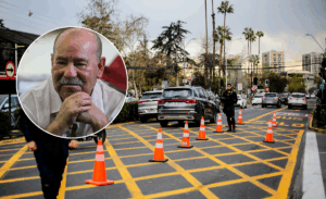 Registran violento atropello a Rolando Jiménez en Providencia: fue lanzado 15 metros
