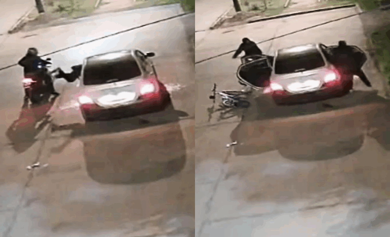Video capta violento ataque armado en San Ramón que dejó un muerto y un herido en riesgo vital