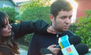 El tierno gesto de Daniela Muñoz con alcalde de Independencia en plena entrevista: 