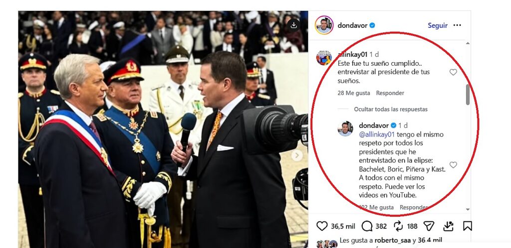 Davor Gjuranovic respondió a irónica pregunta tras elogiar la Parada Militar