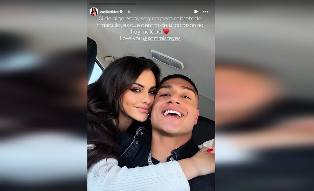 Emilia Dides respondió a rumores de crisis con Sammis Reyes: “Dentro de tu corazón no hay maldad”