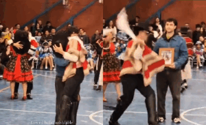 Estudiante conmovió al bailar cueca junto a la foto de su madre fallecida: video se viralizó