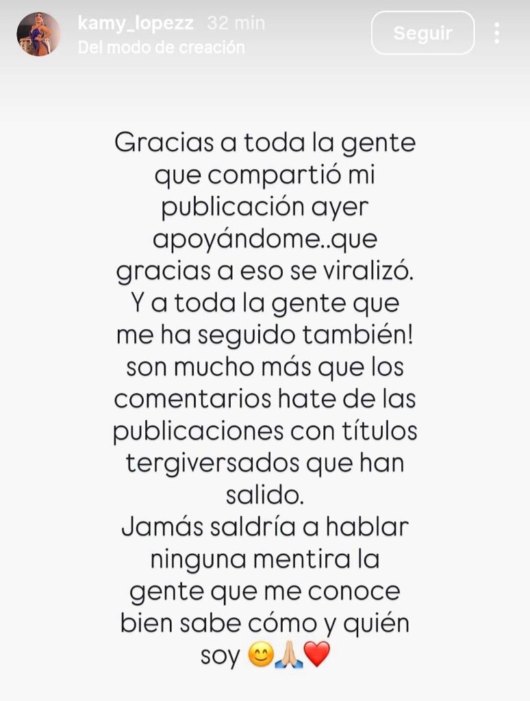 La nueva respuesta de exbailarina de La Noche