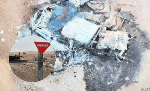 Camioneta explotó tras activar mina antitanque en la frontera entre Chile y Perú: así quedó