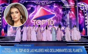 Ignacia Fernández eliminada de la final del Miss Mundo