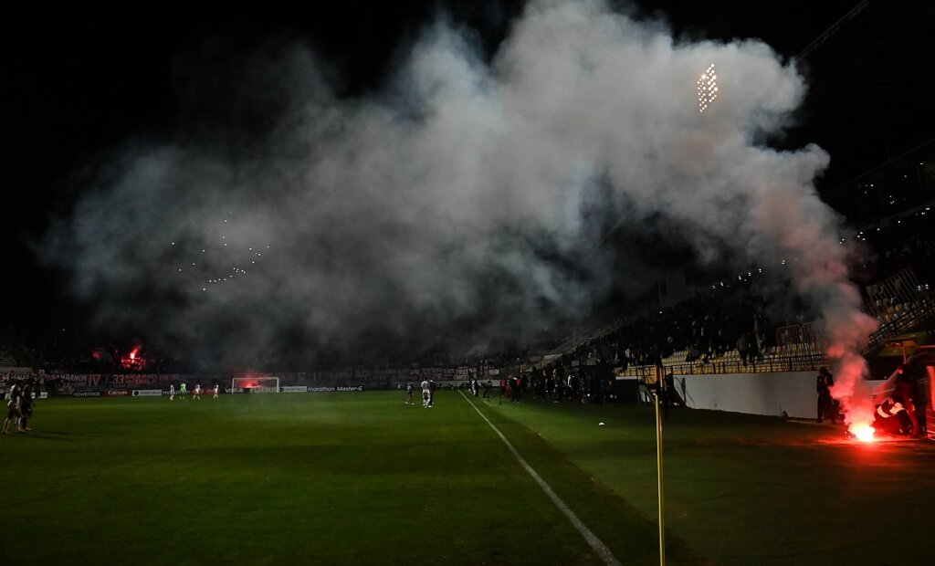 Incidentes Everton vs La U por Copa Chile