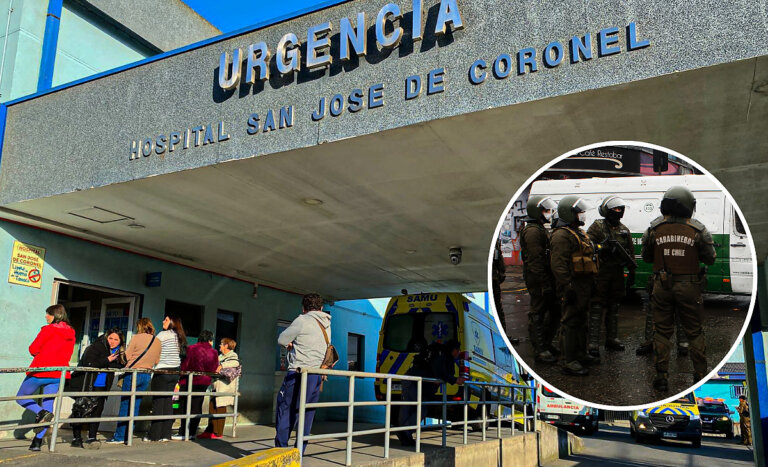 Joven de 15 años fue baleado en Lota mientras cumplía arresto domiciliario
