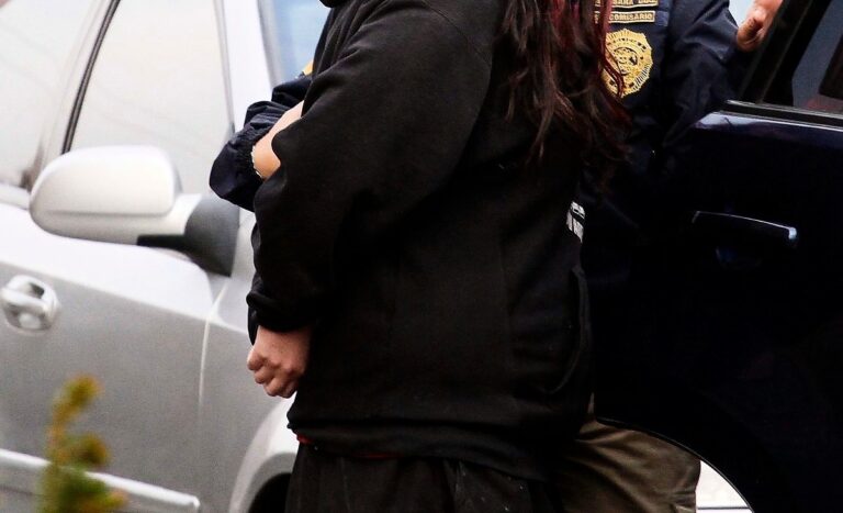 Madre es detenida por violento episodio con su hijo y mellizas pequeñas: les lanzó un cuchillo