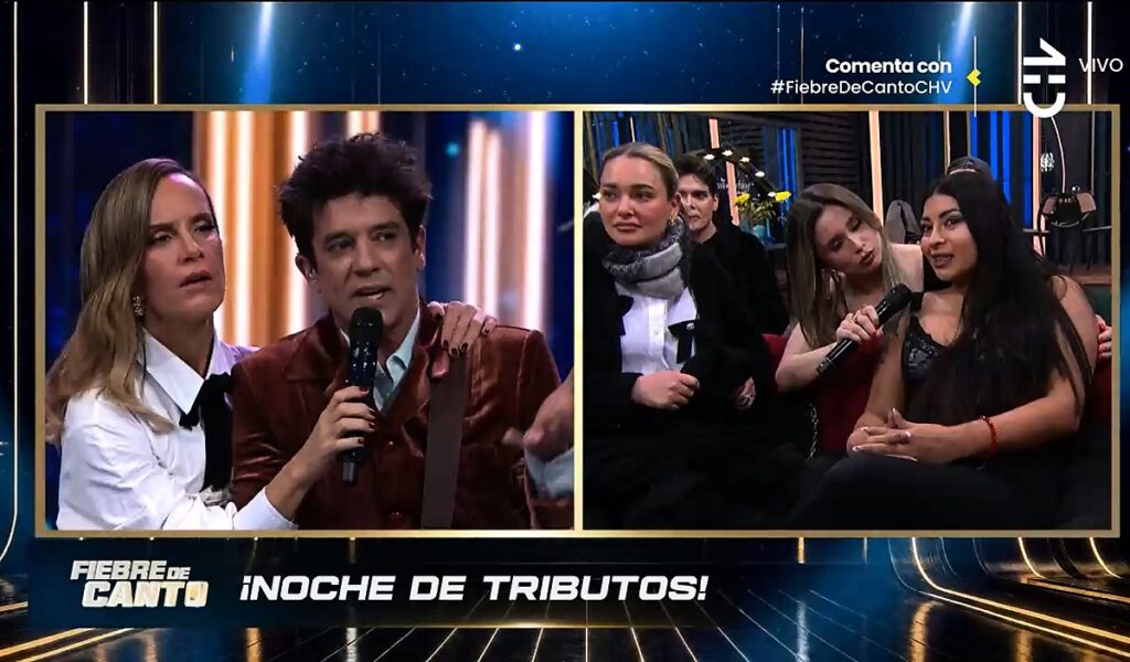 Fanny Cuevas y Matías Oviedo en Fiebre de Canto
