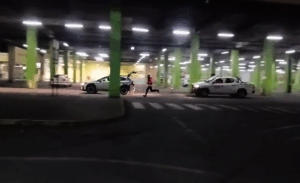 Registran persecución tras robo en MallPlaza Trébol: sujetos escaparon en dos vehículos