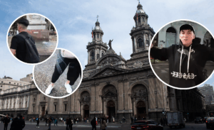 Tiktoker fue expulsado y amenazado por extranjeros en Plaza de Armas: "¿Ustedes la llevan acá?"