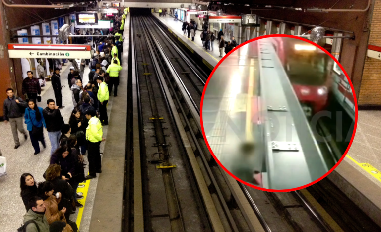 Video muestra cómo ocurrió fatal accidente en Metro Pajaritos: víctima corrió hacia el andén