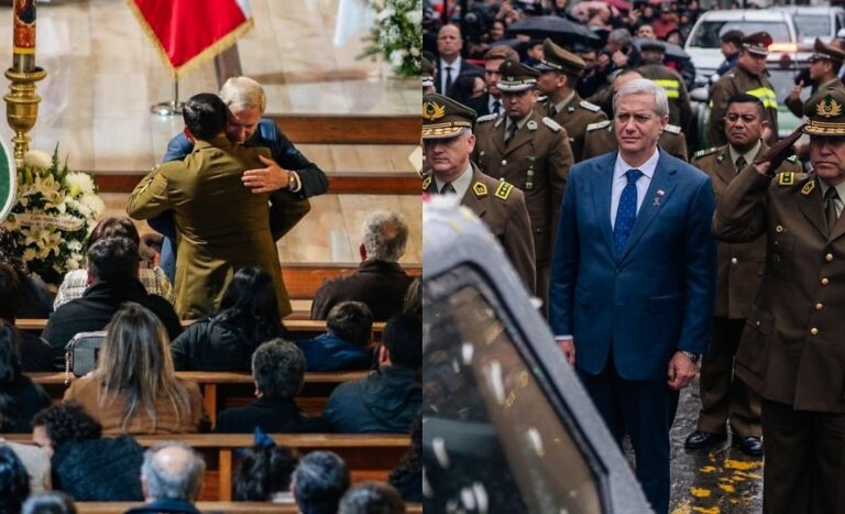 Sargento Urrea fue despedido en Los Ángeles: Kast acompañó a su familia y a Carabineros en funeral