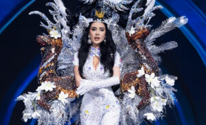 Michelson se lució y sacó ovación con traje típico a pocos días de final de Miss Grand