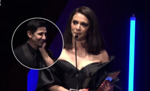 Paola Troncoso emocionó en los Premios Cordillera 2026 con bonito gesto hacia Pato Fuentes