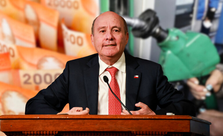 Ministro Quiroz justificó fuerte alza en combustibles con que 