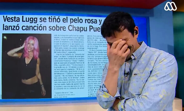 ¿Se la dedicó a él? Joaquín Méndez no tuvo piedad con Chapu Puelles por canción de Vesta Lugg