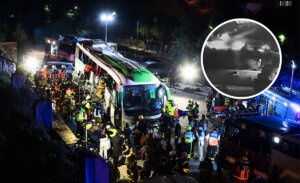 Cámara captó momento en que bus se desbarrancó en Valparaíso: tribunal amplió detención de chofer