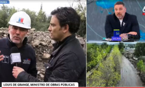 Biministro Grange tuvo tenso momento con Neme tras aluvión en Las Condes: