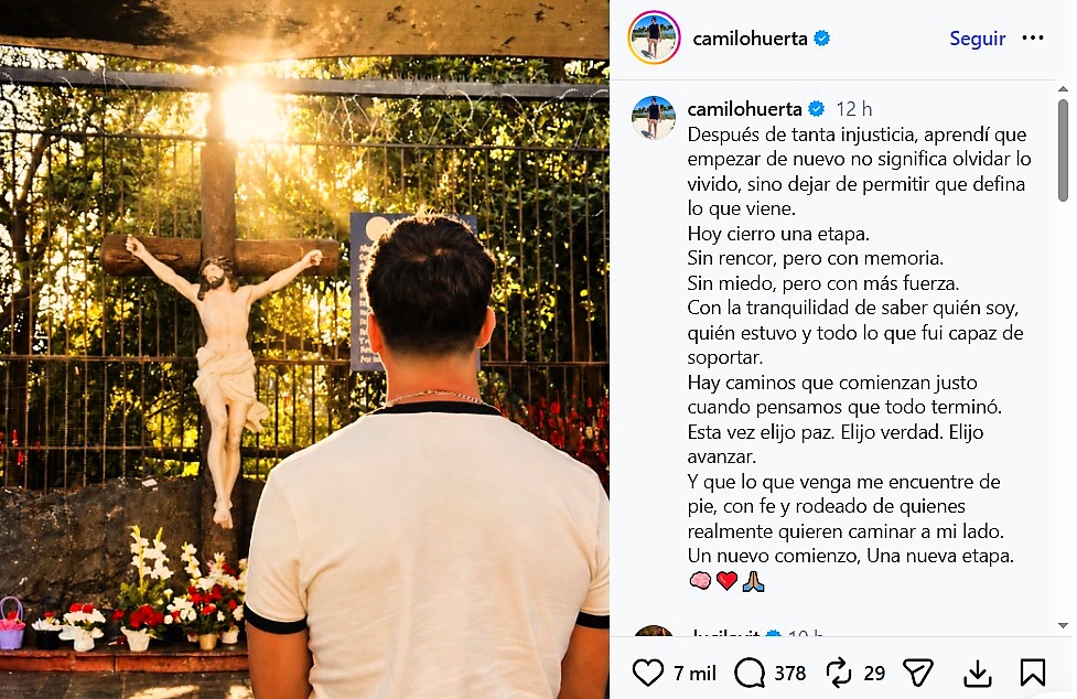 La reflexión de Cami,o Huerta tras cambio en medidas cautelares