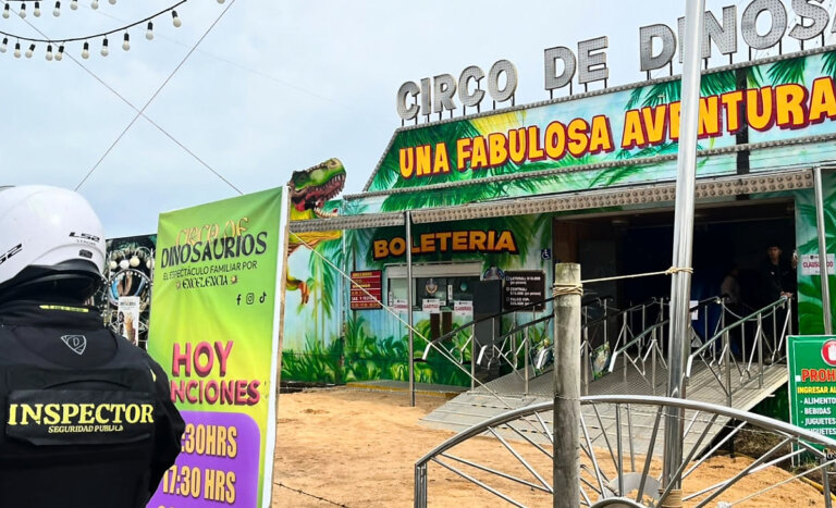 Clausuran Circo de Dinosaurios en Concepción: funcionaba sin autorización municipal