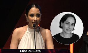 Elisa Zulueta dedicó su galardón en los Premios Cordillera a amigos de Paz Ramírez: "En el corazón"