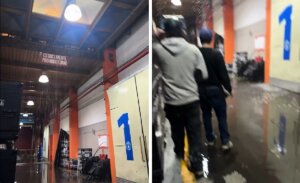 "Va a entrar el agua": lluvia inundó pasillos y amenazó estudios de Canal 13 en plena tormenta