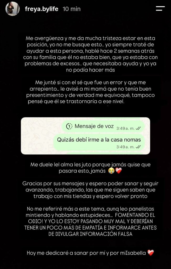 El desahogo de la expareja de Jean Paul Pineda