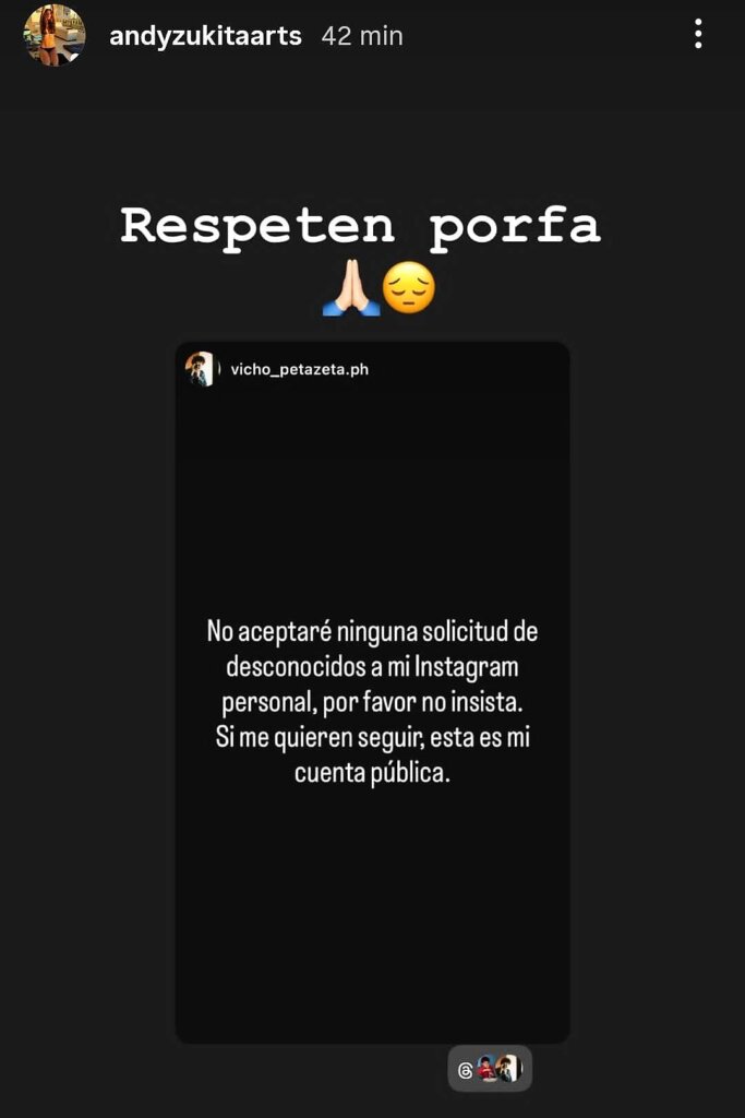 Hijo de Gabriel Prieto hizo desesperado llamado para respetar su privacidad: "No insistan"