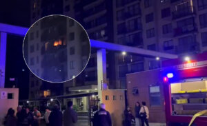 VIDEO | Bomberos evacuó a 200 personas por incendio en departamento en piso 9 en Concepción