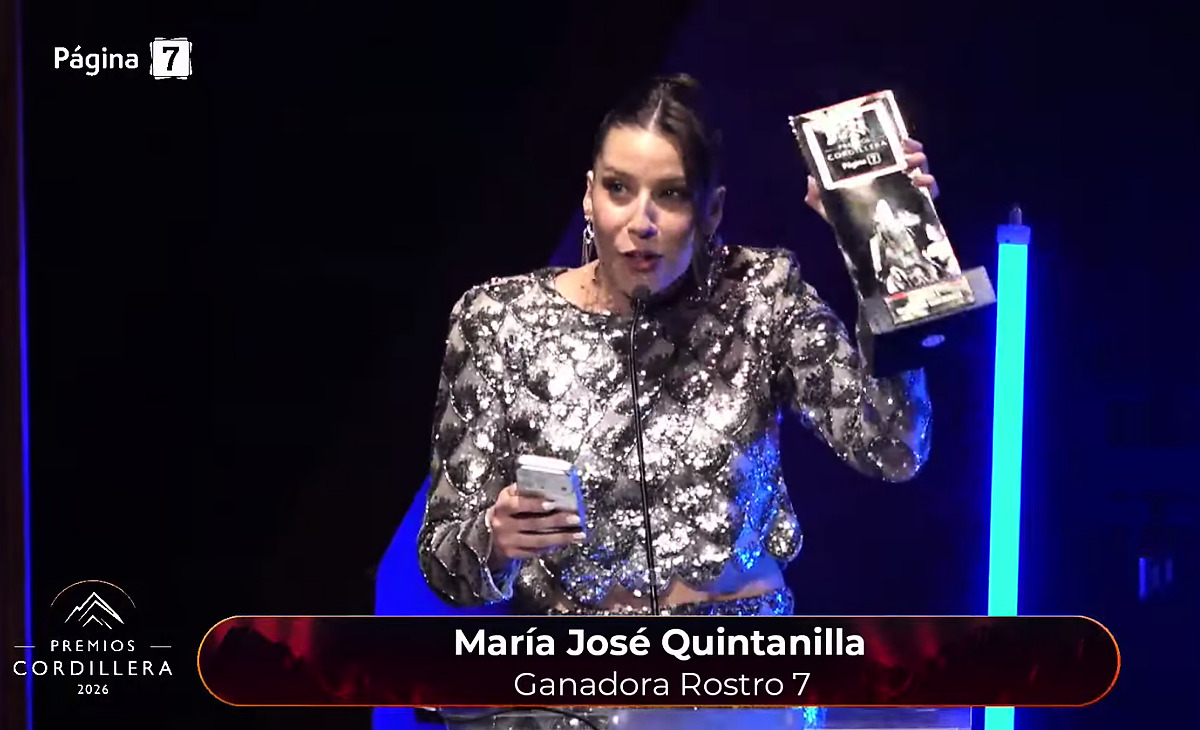 La dedicatoria de MJ Quintanilla a su hermano tras ser elegida Rostro 7 en Premios Cordillera