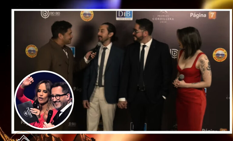 Matías Burboa se lució con su pareja en Premios Cordillera: valoró especial elogio de Diana Bolocco