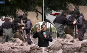 Cámaras de Mucho Gusto captaron en vivo grave accidente que sufrió camarógrafa de CHV: "Pobrecita"