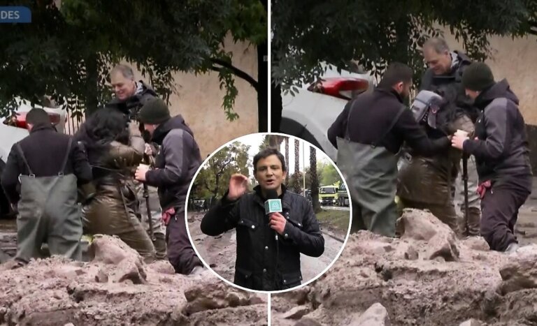 Cámaras de Mucho Gusto captaron en vivo grave accidente que sufrió camarógrafa de CHV: 