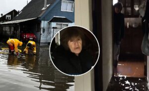 "Estaba sola": mujer murió tras sufrir un ACV sacando agua de su casa inundada en Hualpén