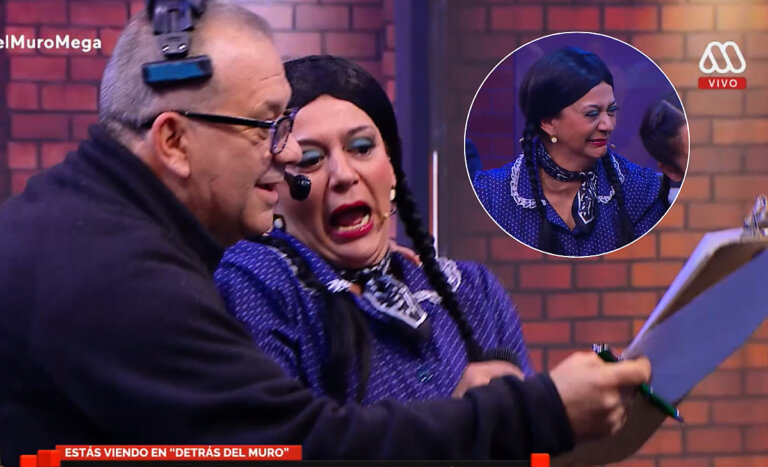 Paola Troncoso sufrió inesperado percance en vivo en Detrás del Muro: tuvo que improvisar
