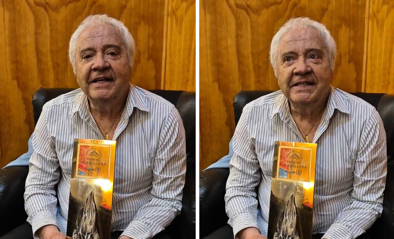 Pollo Fuentes agradeció galardón por su trayectoria en Premios Cordillera: 