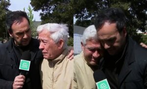 Vecino afectado por aluvión en Las Condes tuvo especial gesto con Rodrigo Sepúlveda durante despacho