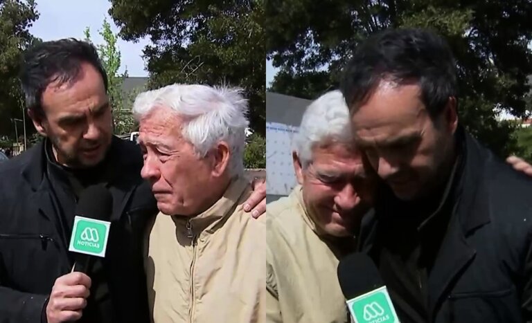Vecino afectado por aluvión en Las Condes tuvo especial gesto con Rodrigo Sepúlveda durante despacho