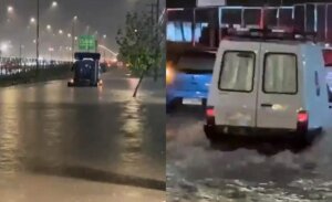 Sistema frontal complica a región Metropolitana: reportan inundaciones y miles de clientes sin luz