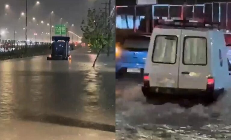 Sistema frontal complica a región Metropolitana: reportan inundaciones y miles de clientes sin luz