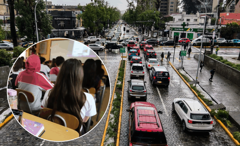 Suspenden clases este martes en 5 regiones por sistema frontal: revisa las 49 comunas