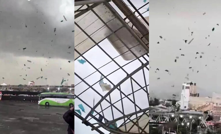 Dirección Meteorológica de Chile señaló que fenómeno registrado en Estación Central sería un tornado